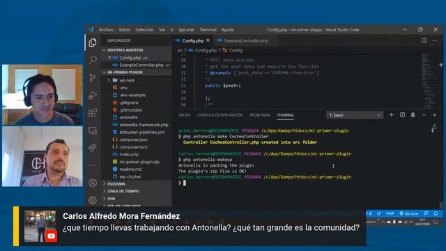 #WPmedianoche: «De Laravel a WordPress con Antonella Framework» смотреть онлайн