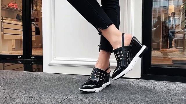 Женские сандалии гладиаторы из натуральной кожи на платформе с ремешком сзади; вечерние туфли смотреть онлайн