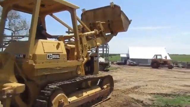 Бульдозер Caterpillar 955L. Погрузчик из БУЛЬДОЗЕРА CAT смотреть онлайн