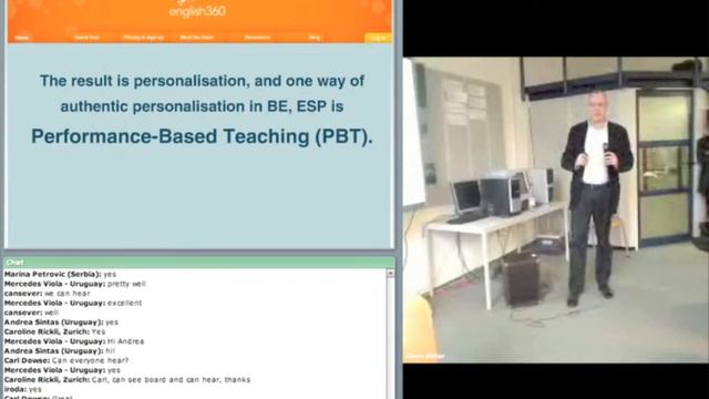 Performance-based approaches to BE and ESP (part 1 of 3) смотреть онлайн