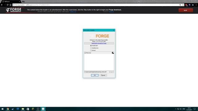 Как установить Forge для Minecraft 1.12.2 и ранних версий. смотреть онлайн