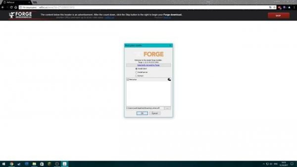 Как установить Forge для Minecraft 1.12.2 и ранних версий.