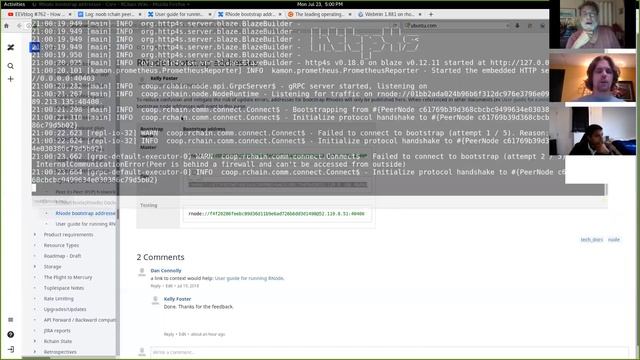 2018-07-23 peer work study, dashboard updates, Rnode deploy and propose on rnode-test смотреть онлайн