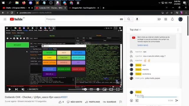 Codando CHK - Checker, / @tfpn_vasco tfpn vasco#0001 смотреть онлайн