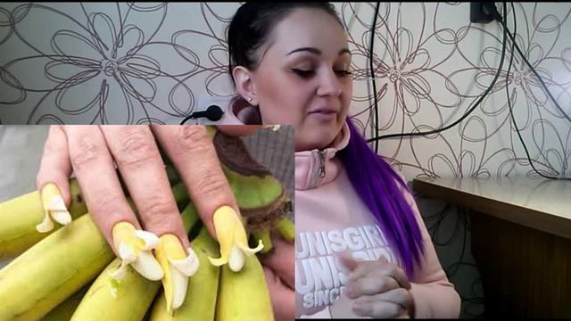 ДЕВЧОНКИ!!! НЕ ДЕЛАЙТЕ ТАКОЙ МАНИКЮР НИКОГДА // БАНАНЫ // ПОПА И УНИТАЗ смотреть онлайн