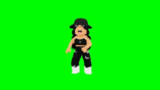 ROBLOX CHARACTER DANCING *black* GREEN SCREEN смотреть онлайн