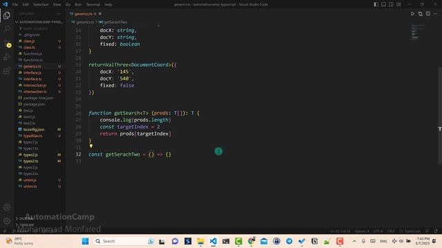 Typescript Tutorial #11 – Generics - آموزش تایپ اسکریپت – جلسه یازدهم смотреть онлайн