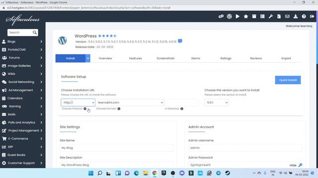 How to install WordPress in Cpanel смотреть онлайн