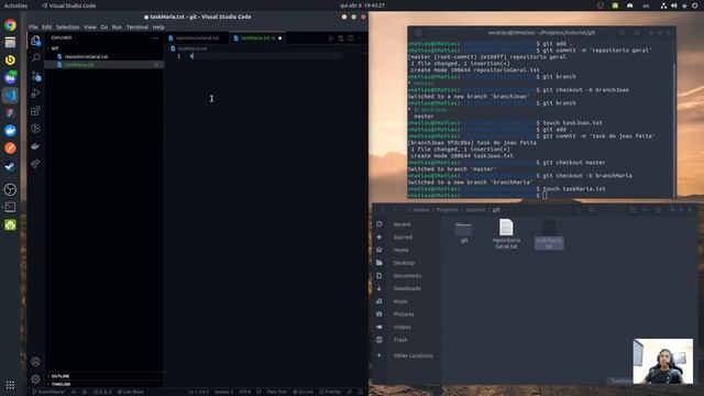 Tutorial Git para trabalho em equipe смотреть онлайн