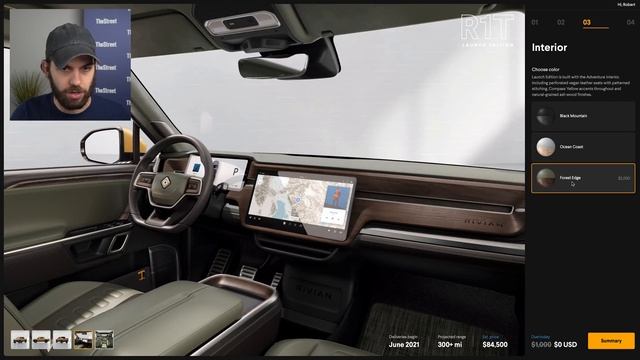 Rivian Launches R1T, R1S Design Studio - Configurator Walkthrough (Tesla Daily) смотреть онлайн