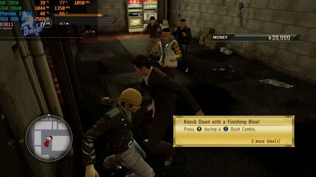 Yakuza 0 (HD 7850/R7 265/R7 370 | Phenom II X4) [Ultra] смотреть онлайн