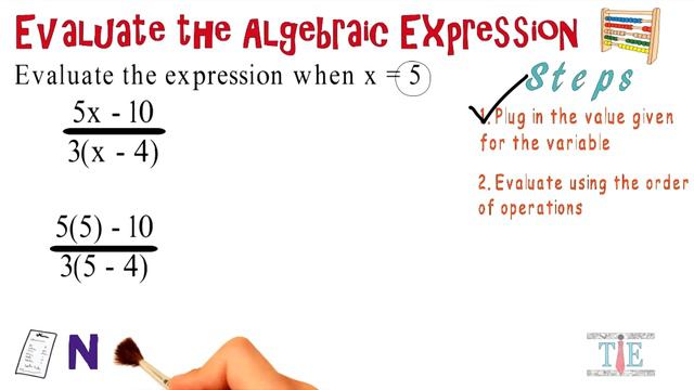 Evaluate Expressions #1: Algebra Animations смотреть онлайн