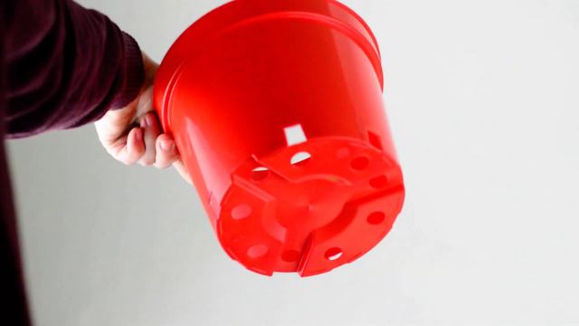 Наше производство. Горшок 7,5 л. Цвет Красный. смотреть онлайн