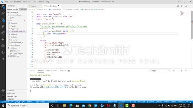 Fetch api using Hook(UseEffect,UseState) using React смотреть онлайн