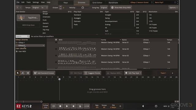 03. Searching in Grooves Tab