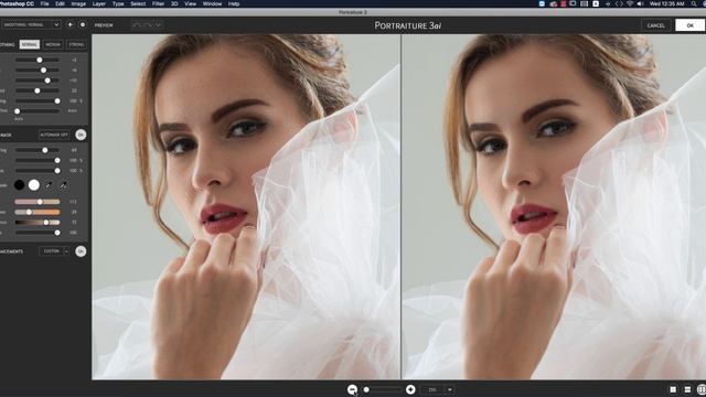 Skin Retouching Photoshop | Camera RAW 12.3 | Portraiture смотреть онлайн