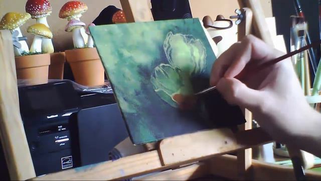 Acrylic painting Tulips Speed Painting by Diego Fores смотреть онлайн