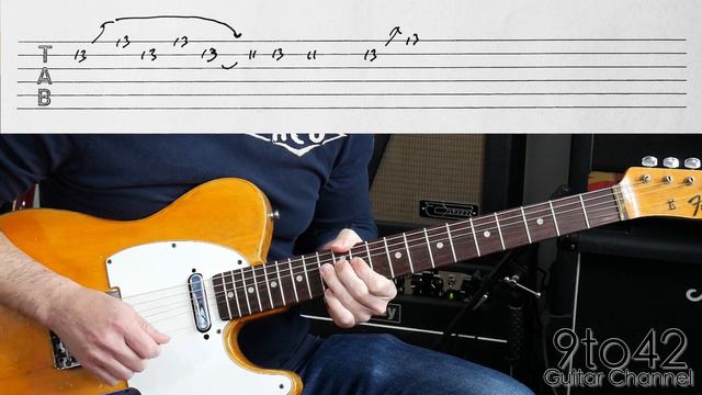 How to play Crazy Little Thing Called Love Solo Guitar Lesson TAB смотреть онлайн