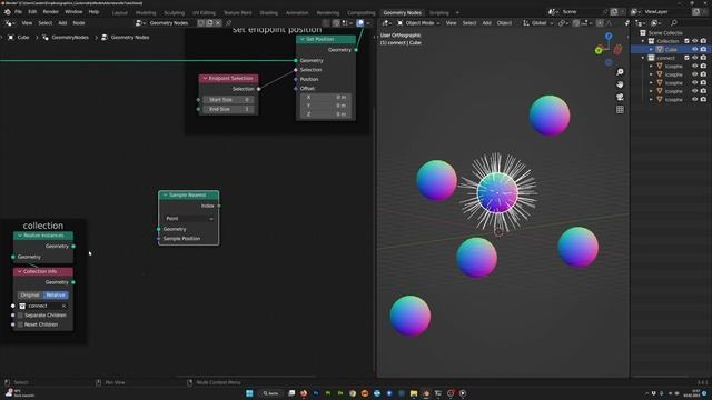 Transfer Attributes in Blender 3.4 - Geometry Nodes смотреть онлайн