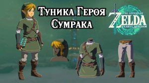 Туника Героя Сумрака. The Legend of Zelda Tears of the Kingdom. Hero of Twilight Set