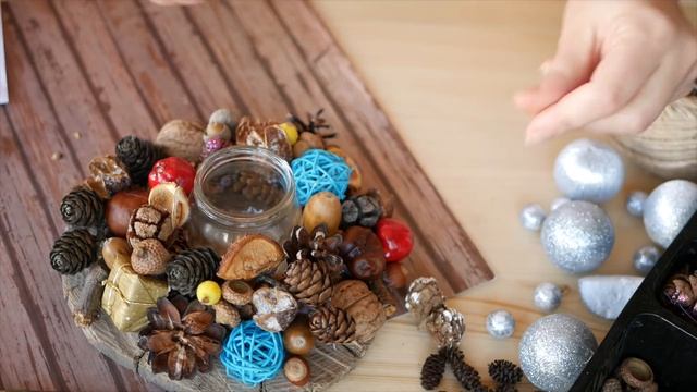 Candlestick With Their Hands / Новогодний Рождественский Подсвечник своими руками / DIY Tsvoric