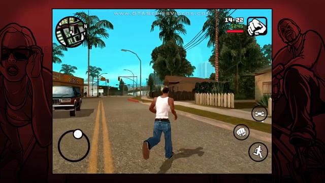 GTA San Andreas - iPad Walkthrough - Mission #4 - Cleaning the Hood (HD) смотреть онлайн