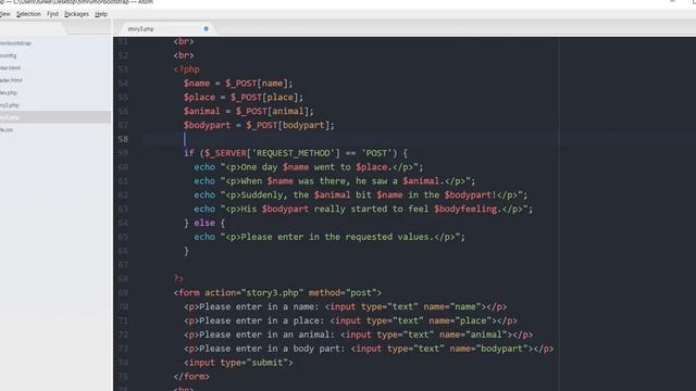 Creating a Mad Libs Page With PHP смотреть онлайн