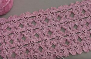 Вязание крючком: СУПЕР легкий УЗОР для вязания крючком. Безотрывное вязание