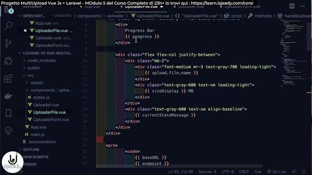 Multiupload con Progress Bar - Vue Js & Laravel смотреть онлайн