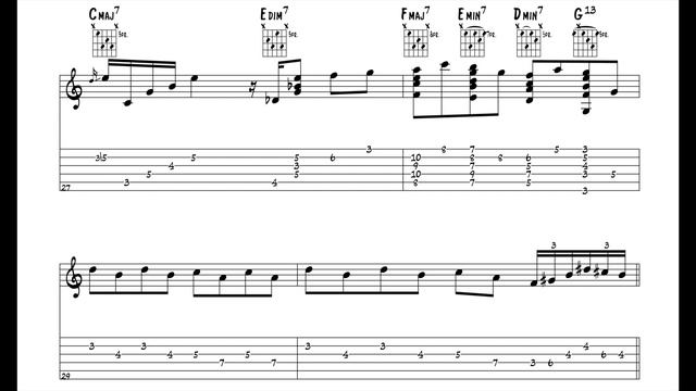 "I Remember Wes" - George Benson (Jazz Guitar Transcription) смотреть онлайн