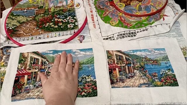 Дименшес или китайский набор? вышиты оба.. сравнительная характеристика и ещё чуть начатышей смотреть онлайн