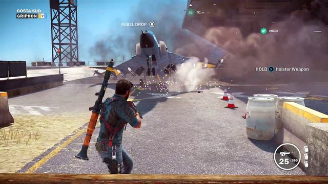 Just Cause 3 - How to Unlock The CS 7 Thunderhawk Jet (Military base Guide) смотреть онлайн