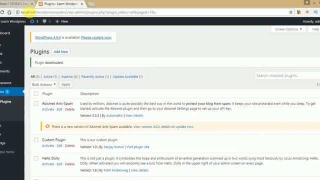 Wordpress Plugin Development tutorial from scratch (Part 24) My Book Custom Plugin Introduction #1 смотреть онлайн