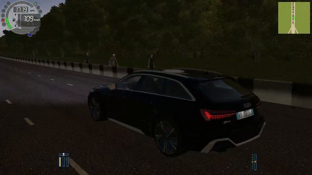 City Car Driving| Audi Rs6 Avant 2020 |600 Hp (Gameplay) смотреть онлайн