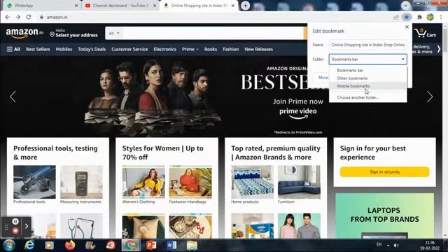 How to Add Bookmark in Chrome | Bookmarking in Google Chrome смотреть онлайн