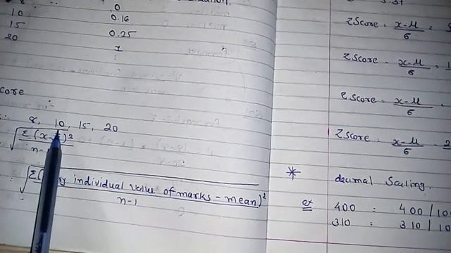 Z-score and decimal scaling normalization example - data mining and warehousing. смотреть онлайн