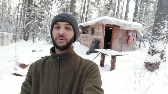 Предновогодний одиночный поход на избу Яковка смотреть онлайн