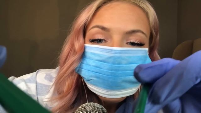 ASMR DENTIST EXAM & TEETH CLEANING ROLEPLAY | Latex Gloves, Inaudible Whispers, Scratching смотреть онлайн