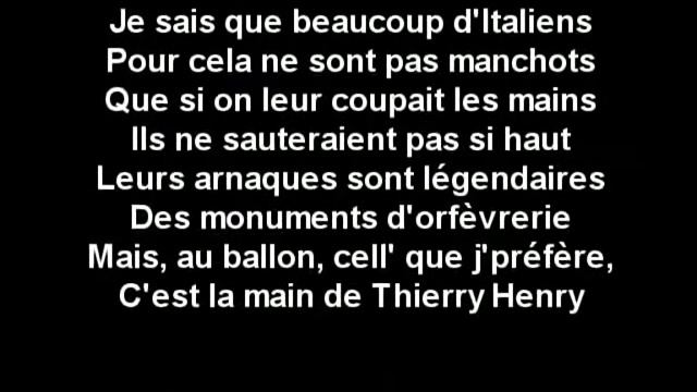 LES ARCHIVES DE 2Cdab : 2009 "Thierry Henry" смотреть онлайн