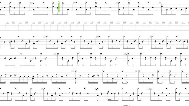 Alias + In Flames + Drum Only + Drum Tab