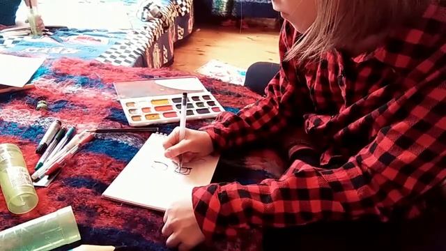//Я очень люблю рисовать //подарок//мой рисунок//новый портрет///# смотреть онлайн