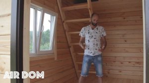 Дачный дом 6 х 6 из бруса под ключ! Сделали за 5 дней!