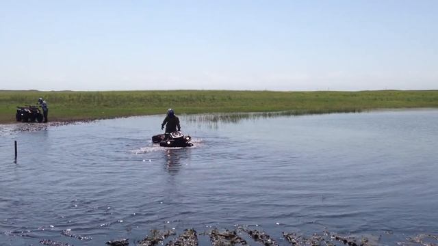 Квадроциклы Казахстан. ATVClub.kz Can-Am XMR 1000 - И все таки они не плавают )))) смотреть онлайн