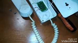 Ремонт домофонной трубки ELTIS (Визит-9м)