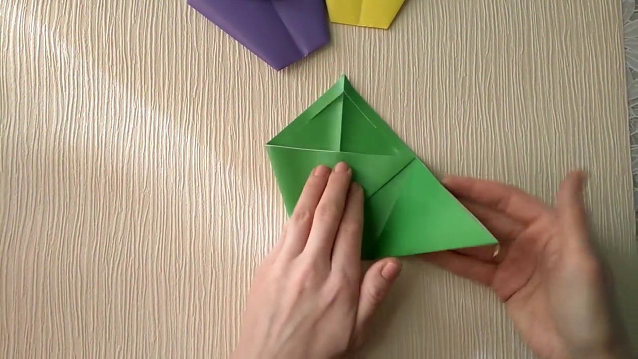 Оригами "Сумочка" смотреть онлайн