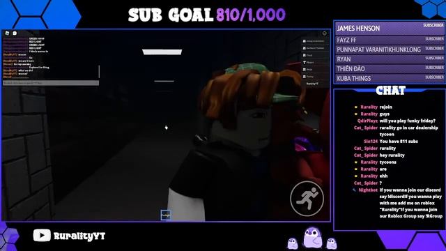 «RuralityYT» PLAYING RANDOM ROBLOX GAMES WITH SUBSCRIBERS! смотреть онлайн