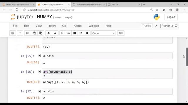 Basic Operations of Array in Numpy смотреть онлайн