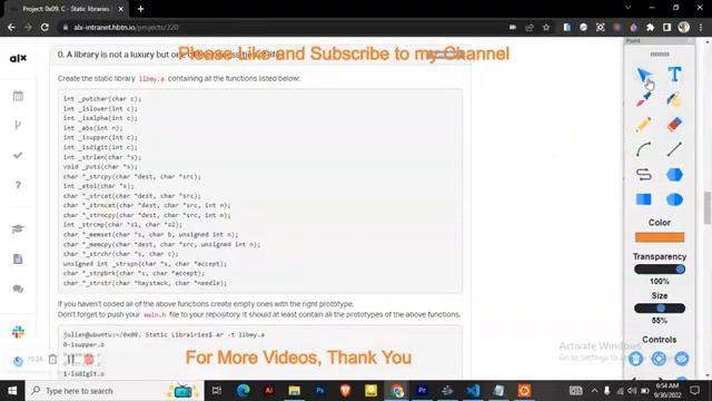 Alx 0x09-static_libraries смотреть онлайн