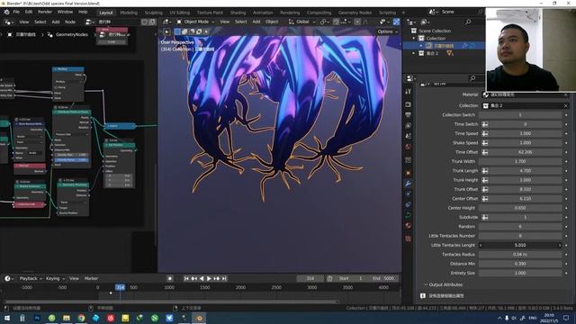 Geometric node - Odd species Final Version File - blender смотреть онлайн