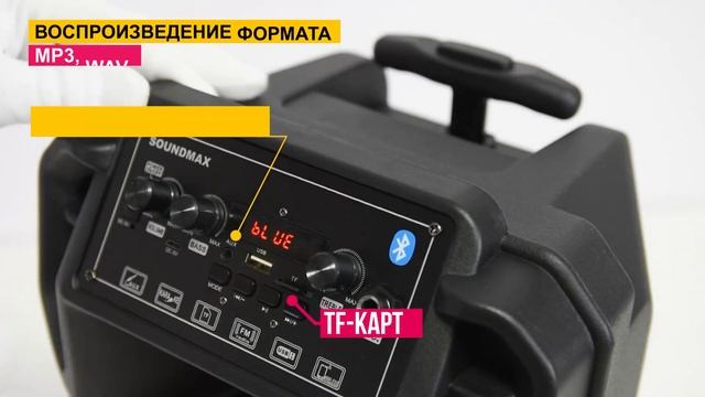 Обзор портативного музыкального центра SM-PS4302 от бренда Soundmax ?❗ смотреть онлайн